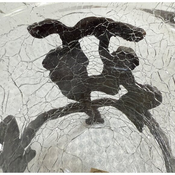 Bronze Monkeys In Tree With Crackle Glass Candle Holder Exotic Wildlife Decor - Picture 8 of 11